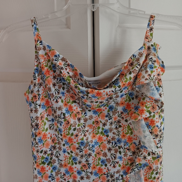 Zac Posen Girls Satin Floral Dress. Size 14. - Picture 2 of 8